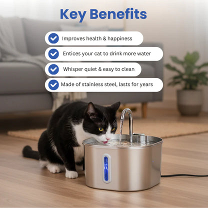 Protect your cat from dehydration and urinary emergencies with PurrCleaner