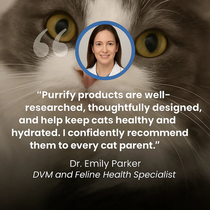 Protect your cat from dehydration and urinary emergencies with PurrCleaner